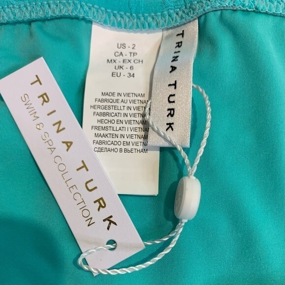 NWT Trina Turk Cascais Wave Hipster Swim Bottoms. Size 2 - Picture 7 of 8